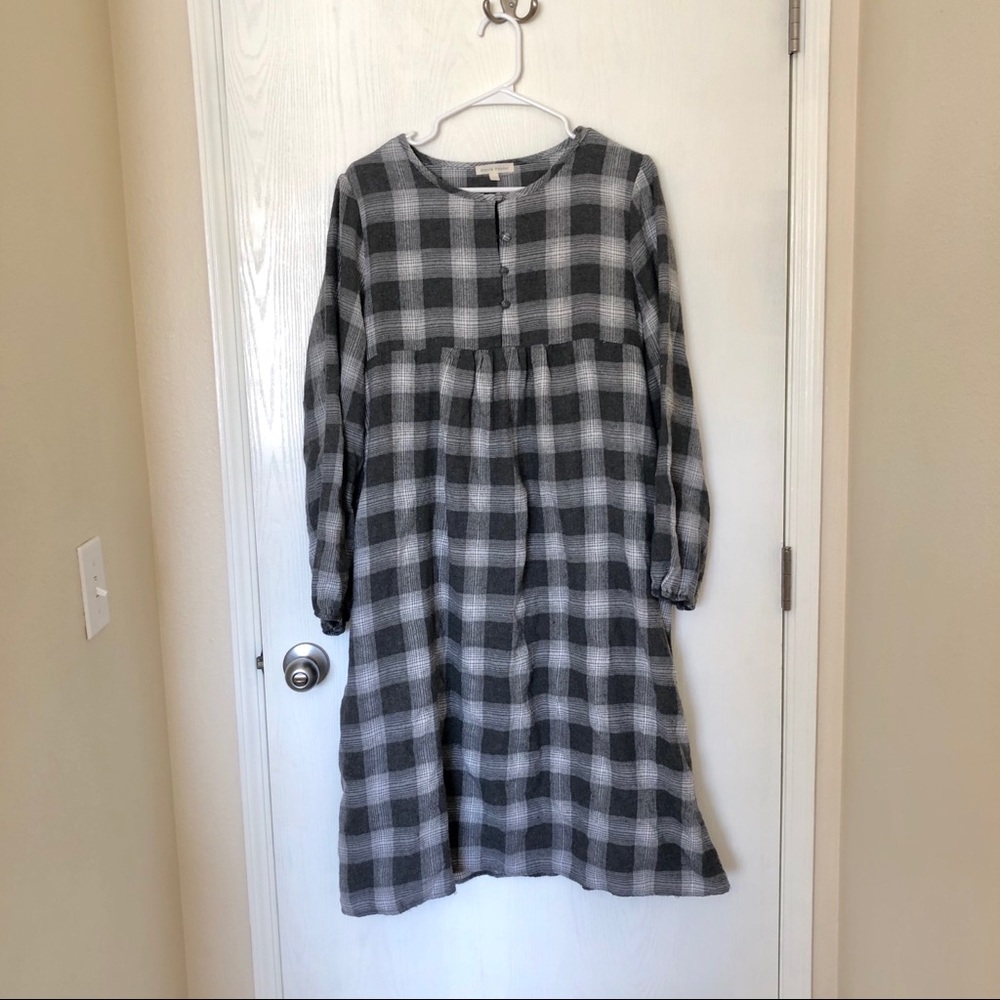 SHOP STEVIE Gray Flannel Dress